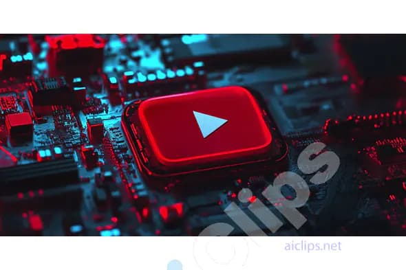 Play Button on Circuit Board