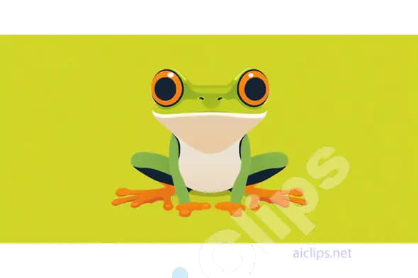 Cartoon Frog Illustration