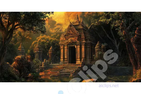 Ancient Temple in Jungle
