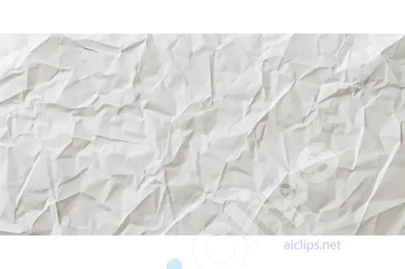 White Crumpled Paper Texture