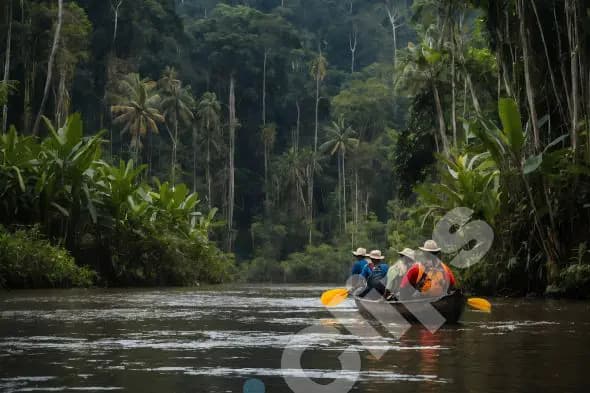 Canoeing Through the Jungle