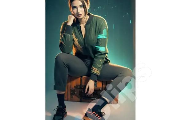 Cyberpunk Female Portrait