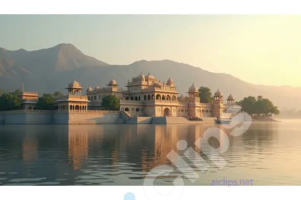 Morning Tranquility at Udaipur Palace
