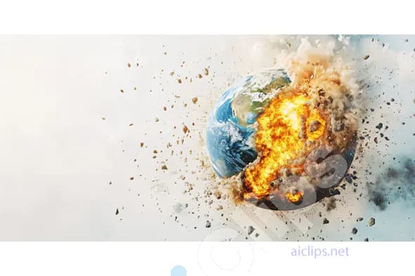 Exploding Earth Catastrophe