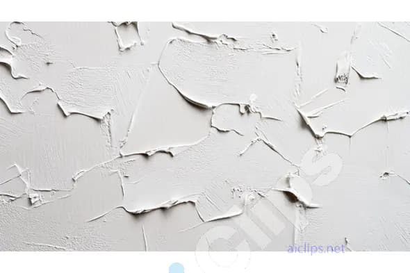 White Plaster Texture with Brush Strokes