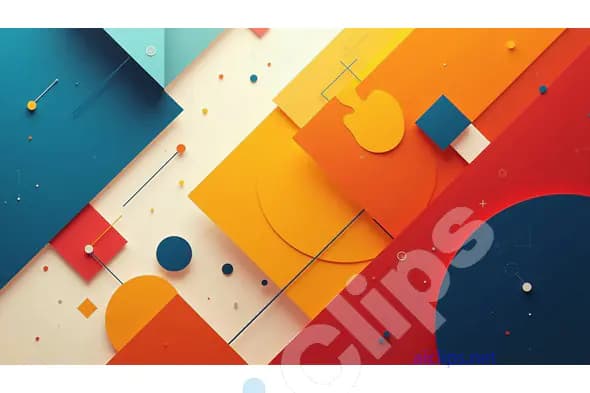 Modern Geometric Abstract 3D Background