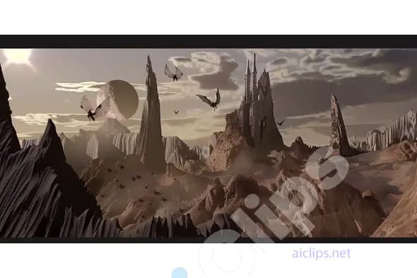 Fantasy Desert Landscape