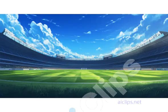 Modern Soccer Stadium