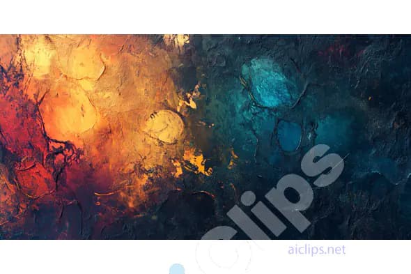 Fiery Blue and Orange Texture