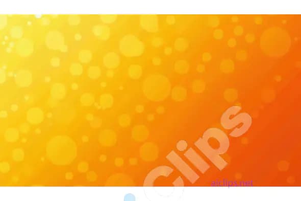 Bright Orange and Yellow Bokeh Background