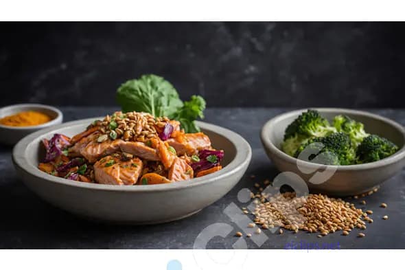 Healthy Salmon Bowl