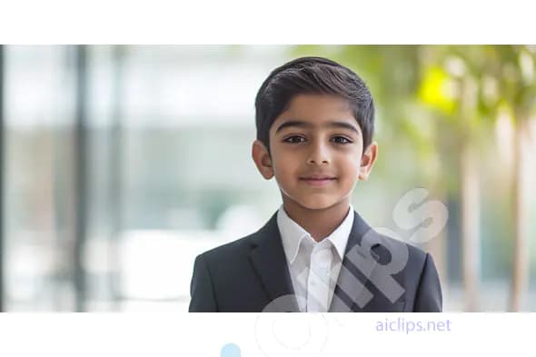 Young Boy in Suit