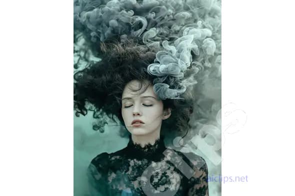 Dreamy Smoke Portrait
