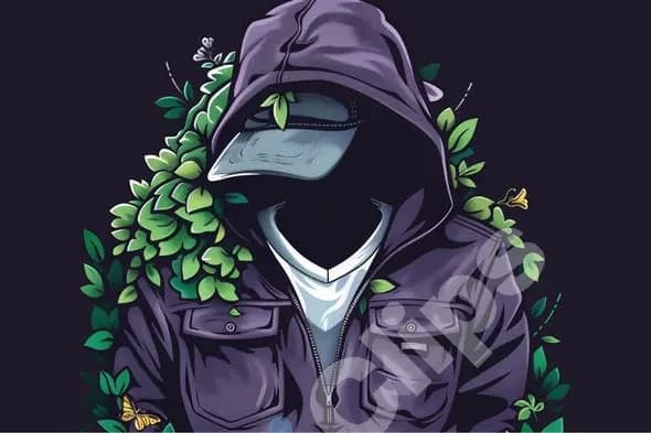 Mysterious Hooded Figure