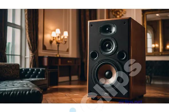 High-End Speaker in Luxury Room