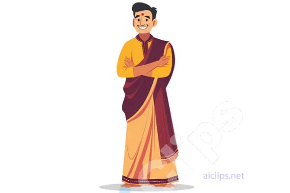 Man in Traditional Indian Attire