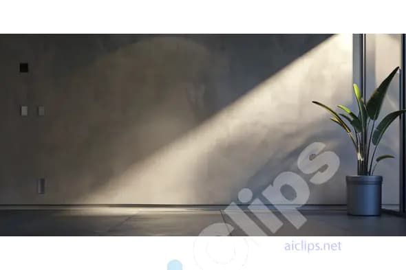 Minimalist Sunlit Wall