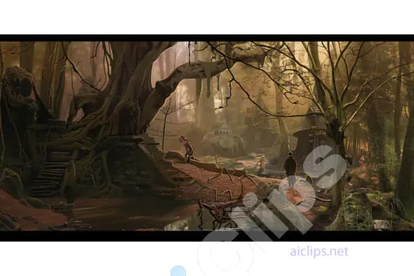 Enchanted Forest Scene