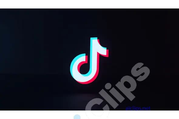 TikTok Logo on Dark Background
