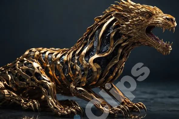 Golden Mechanical Beast