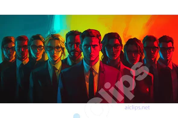 Corporate Team Illustration