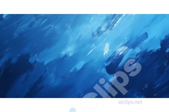 Blue Abstract Brush Strokes