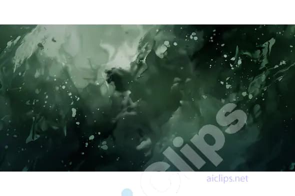 Abstract Green Mist
