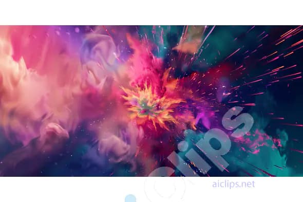 Colorful Cosmic Explosion