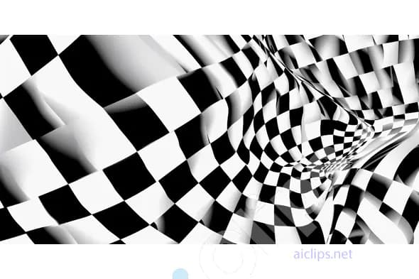 Distorted Checkerboard Pattern