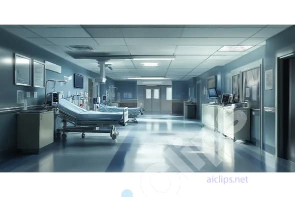 Empty Hospital Ward