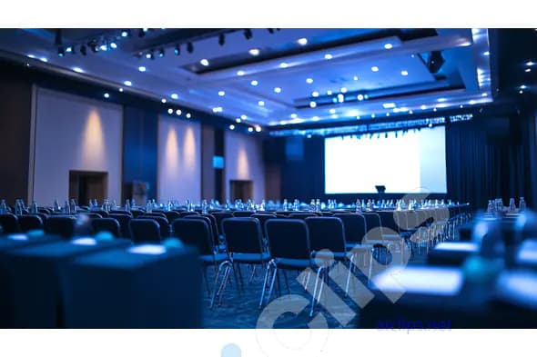 Empty Conference Room Setup