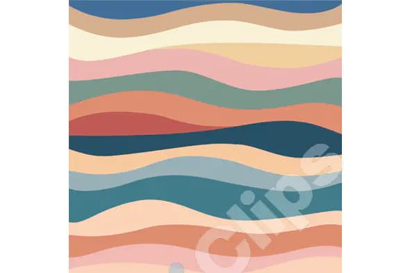 Abstract Colorful Waves