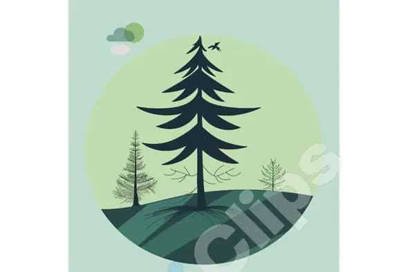 Pine Tree Illustration