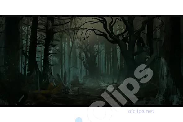 Dark Enchanted Forest
