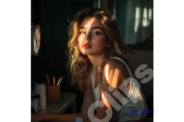 Sunlit Beauty Portrait