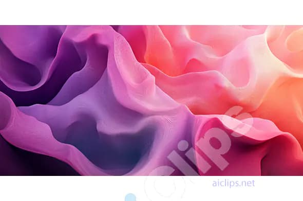 Vibrant Pink and Purple Fabric Waves