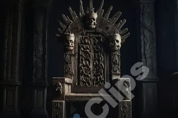 Gothic Skull Throne