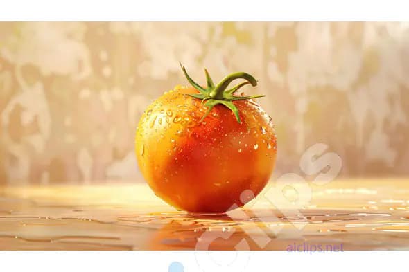 Fresh Dewy Tomato