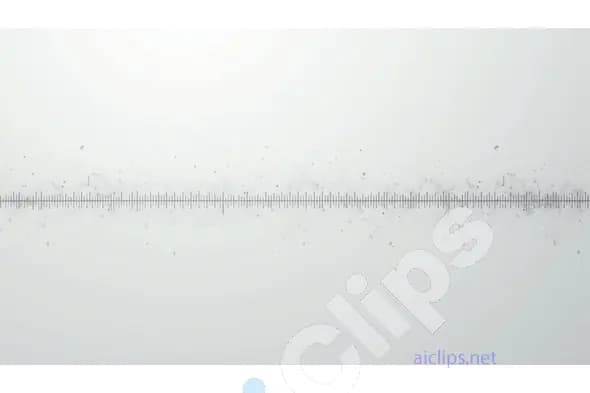 Abstract Horizontal Measurement Line on Light Background