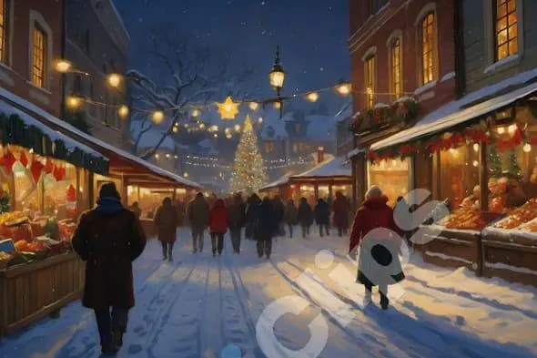 Festive Christmas Market