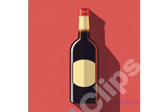 Wine Bottle Illustration