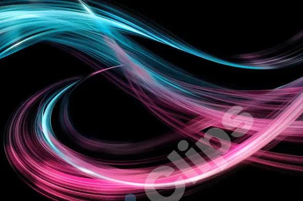 Dynamic Neon Light Trails