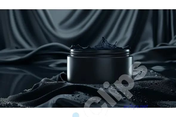 Luxurious Black Jar
