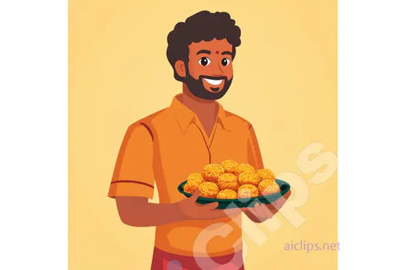 Man with Sweets