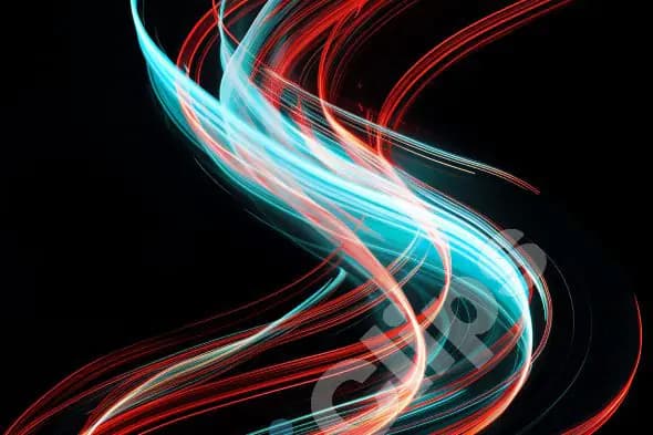 Red and Blue Light Streaks