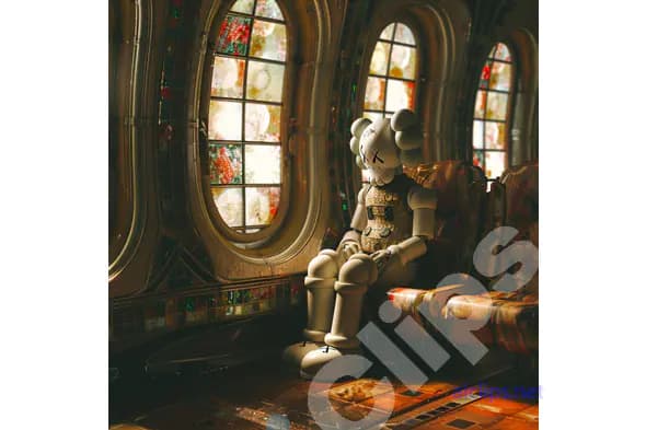 Melancholic Robot on Train