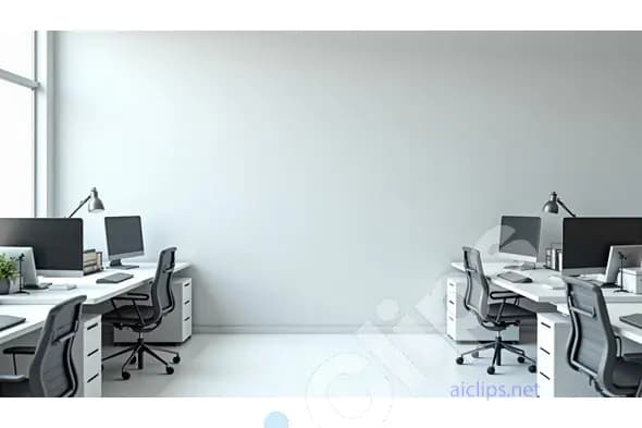 Modern Minimalist Office Workspace