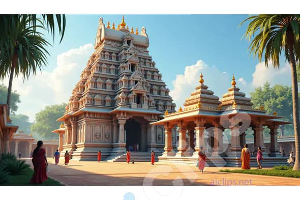 Majestic South Indian Temple Architecture