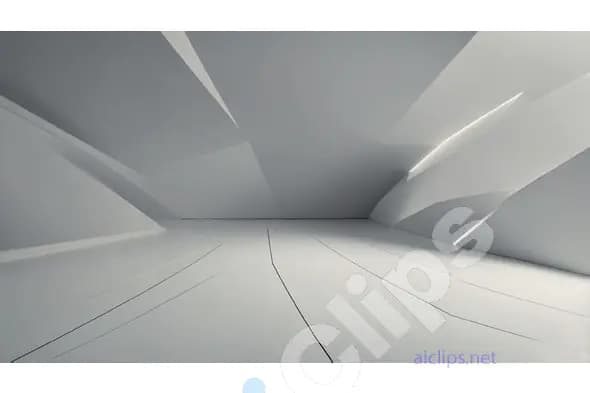 Minimalist Architectural Interior with Geometric Lines