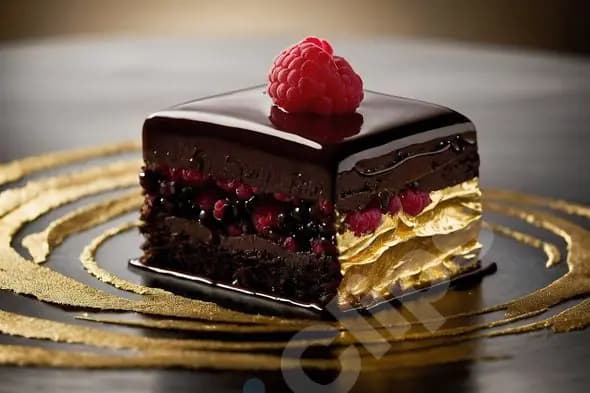 Decadent Chocolate Berry Cake